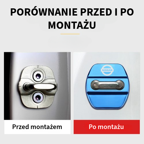 Podkładki ochronne do zamka samochodowego | 4 szt