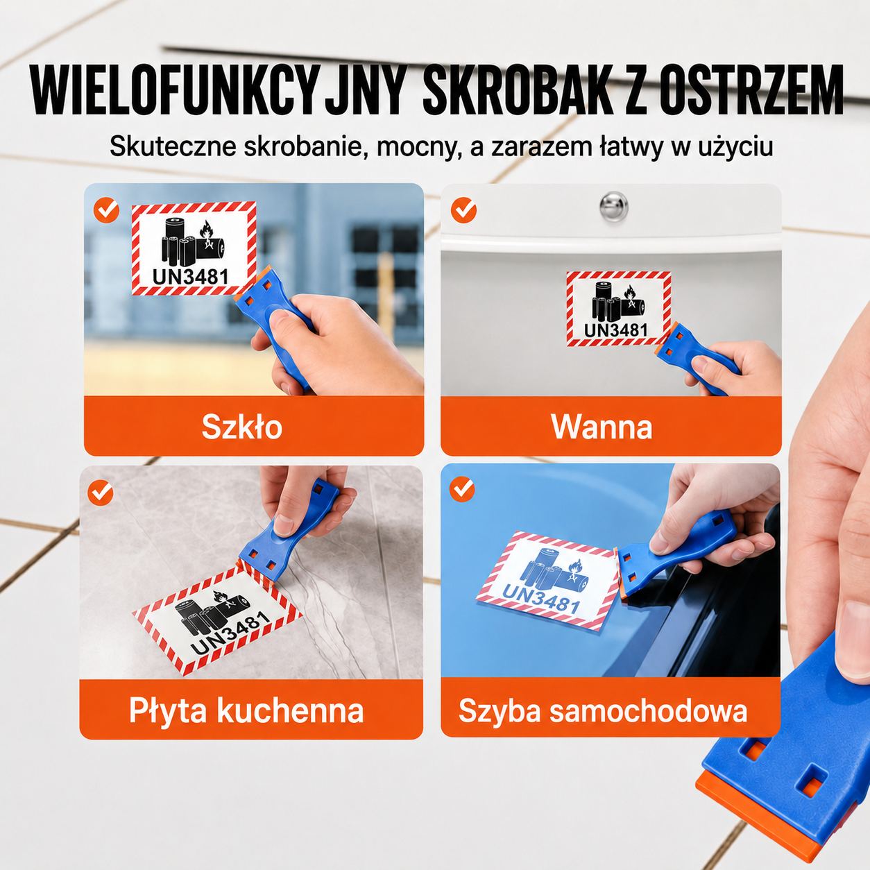 Precyzyjny skrobak
