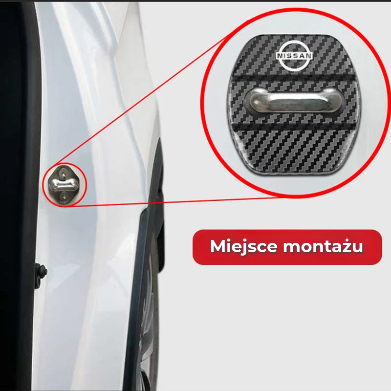 Podkładki ochronne do zamka samochodowego | 4 szt