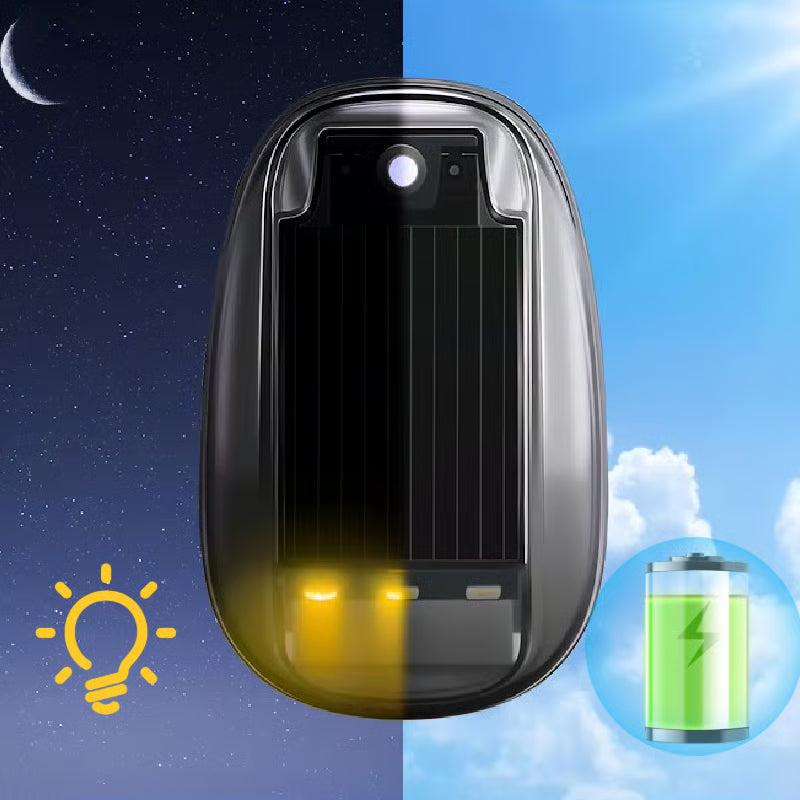 Zasilane energią słoneczną oświetlenie RGB na dach samochodu