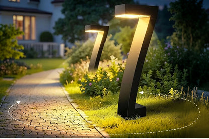 Nowoczesne Solarne Oświetlenie Ścieżki o Kreatywnym Designie