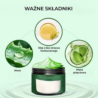 Krem nawilżający do stóp z olejkiem z drzewa herbacianego i aloesem