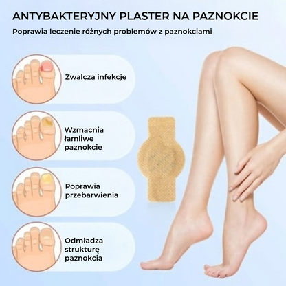 FungalPatch - Antybakteryjne Przeciwgrzybicze Plastry i Zestaw do Pielęgnacji Paznokci