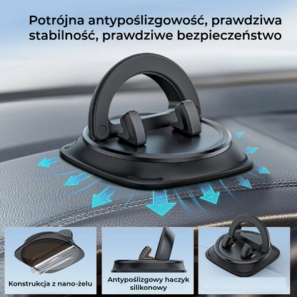 Obrotowy uchwyt na telefon do samochodu z logo 360°