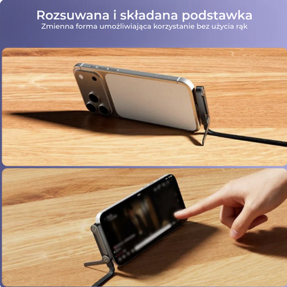Kabel Ładujący 2-w-1 ze Stojakiem