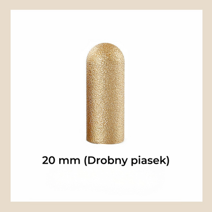 Okrągła, ścierna głowica szlifierska lutowana próżniowo