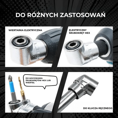 Zestaw 2 wierteł kątowych