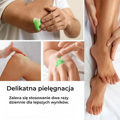Krem nawilżający do stóp z olejkiem z drzewa herbacianego i aloesem