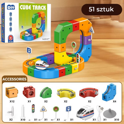 Zestaw Klocków Torów Kolejowych