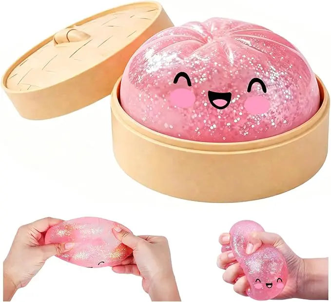 Glitter Dumpling Squishy – najsłodsza piłeczka antystresowa tego momentu