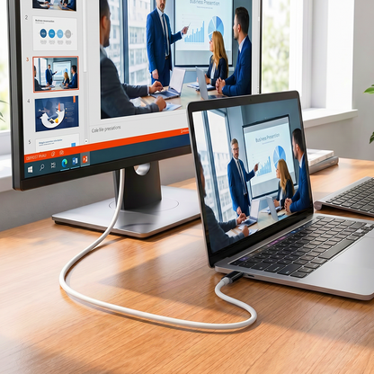 Adapter USB-C do HDMI – Przesyłaj obraz, graj i ładuj jednocześnie – Do Switch, telefonu i tabletu