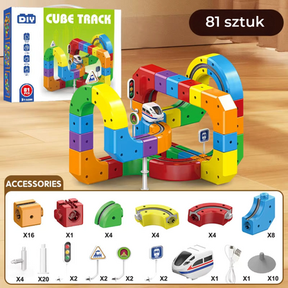 Zestaw Klocków Torów Kolejowych
