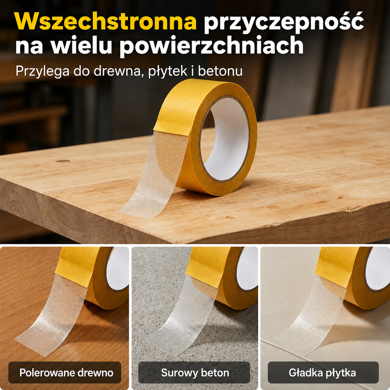 GripFix™ Taśma dwustronna