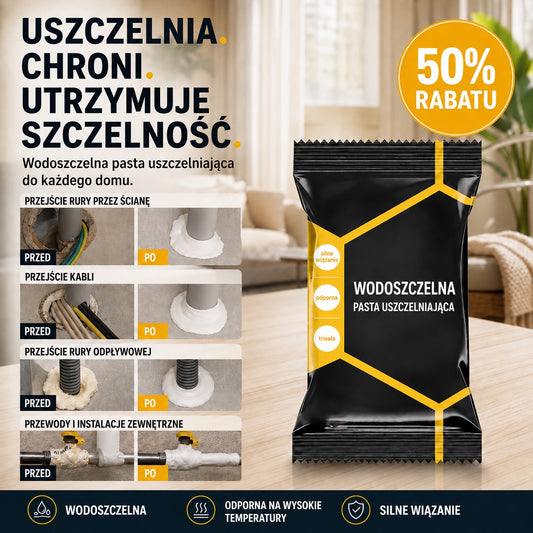 Wodoodporna masa uszczelniająca – Elastyczna, odporna na warunki atmosferyczne i łatwa w aplikacji