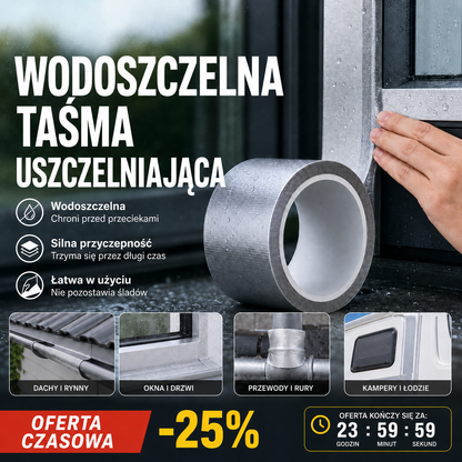 Uniwersalna taśma uszczelniająca – Wodoodporna i trwała