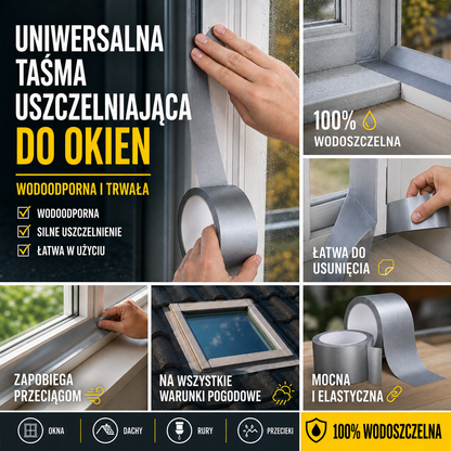 Uniwersalna taśma uszczelniająca – Wodoodporna i trwała