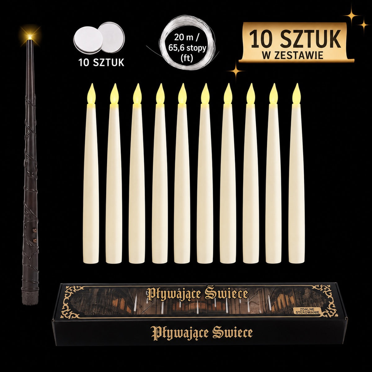 Świece unoszące się w powietrzu