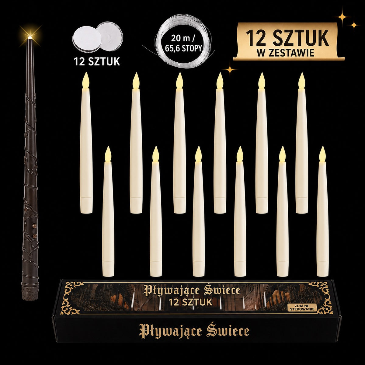 Świece unoszące się w powietrzu