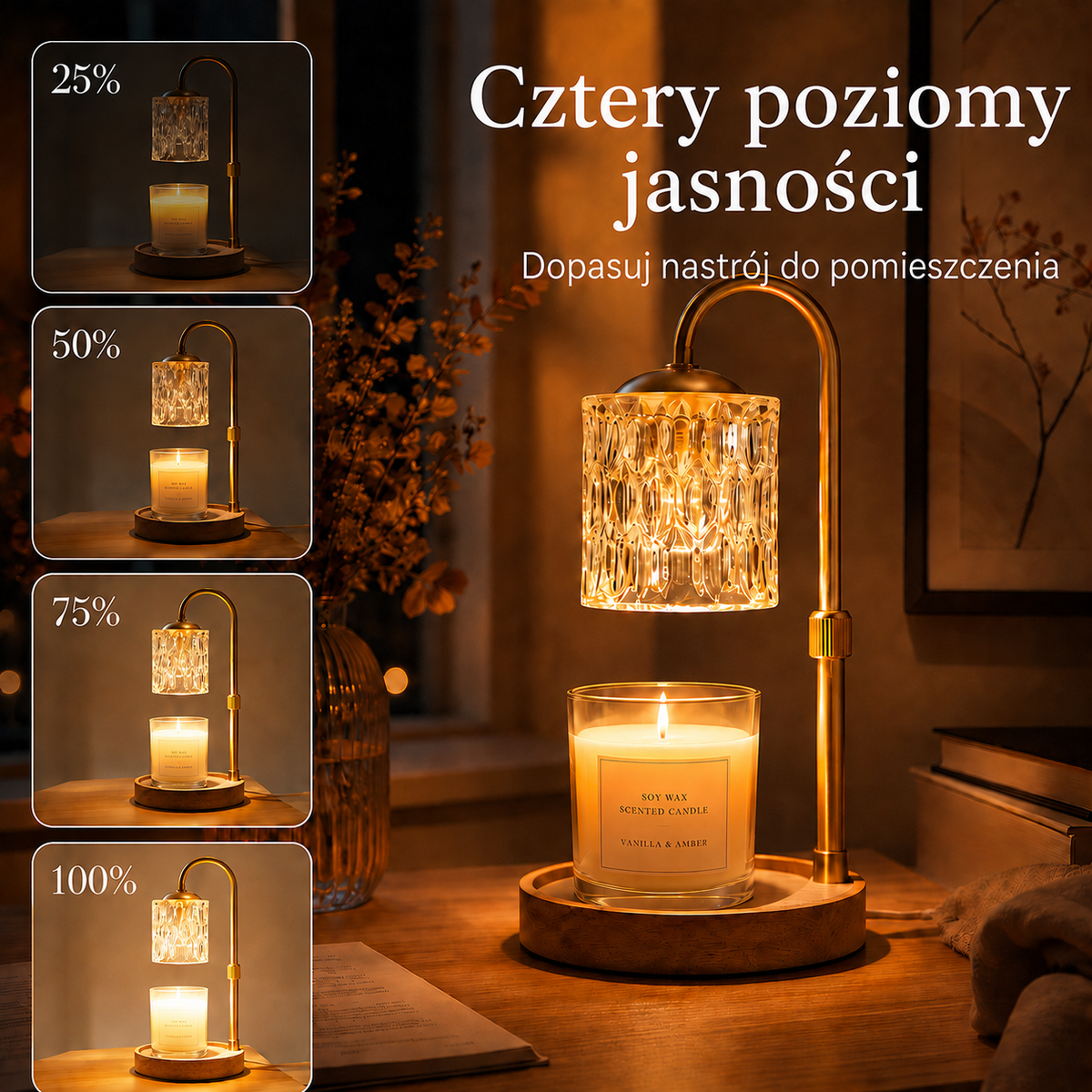 Lampa podgrzewająca świece – zapach i nastrój bez otwartego płomienia