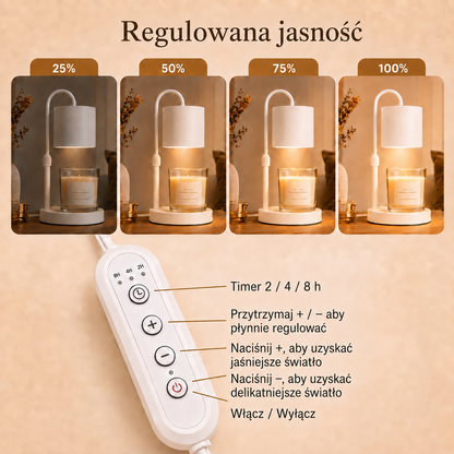 Lampa podgrzewająca świece – zapach i nastrój bez otwartego płomienia