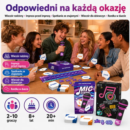 Gra z Mikrofonem Muzycznym – gra, która sprawi, że każdy zacznie śpiewać 🎤