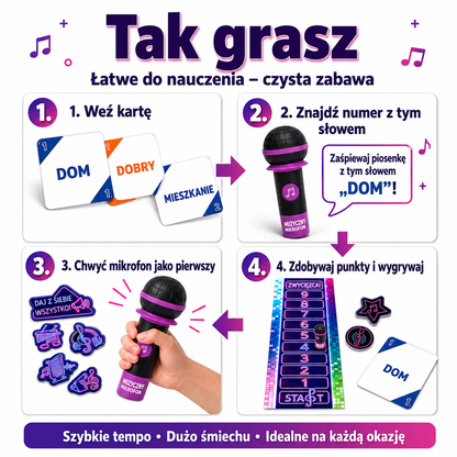 Gra z Mikrofonem Muzycznym – gra, która sprawi, że każdy zacznie śpiewać 🎤