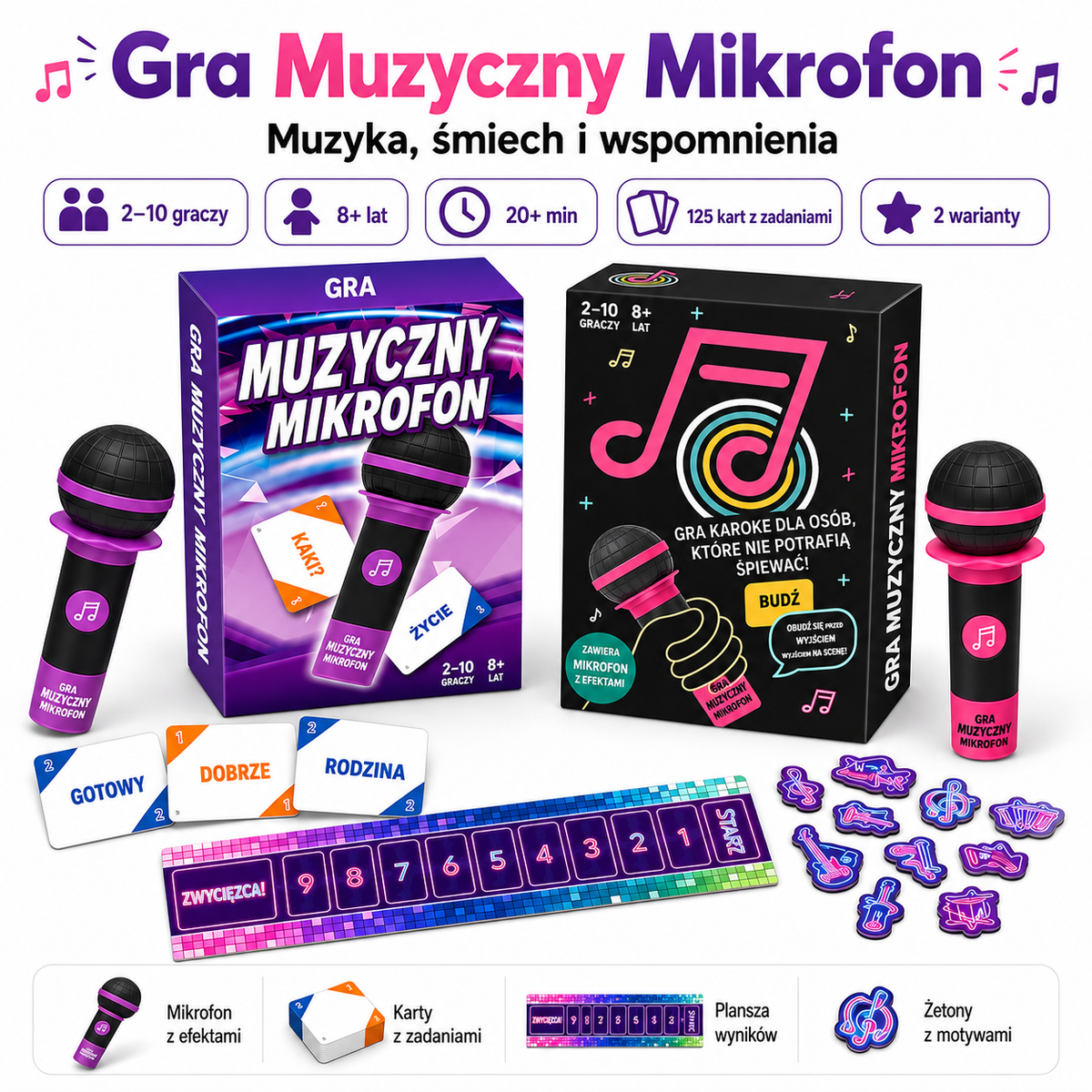 Gra z Mikrofonem Muzycznym – gra, która sprawi, że każdy zacznie śpiewać 🎤