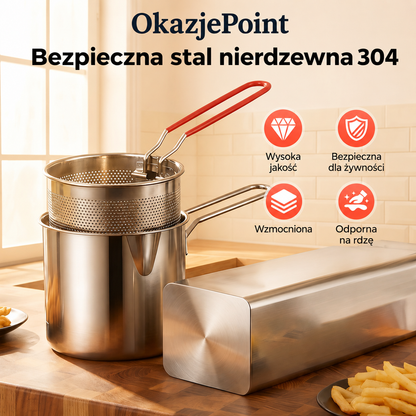 Wielofunkcyjna frytkownica – Smażenie, pieczenie, gotowanie i duszenie w jednym garnku