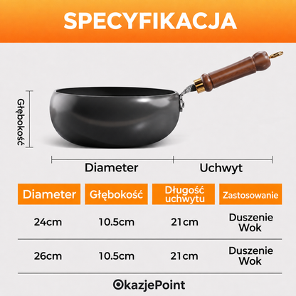Niepowlekana patelnia żeliwna – bez chemikaliów, bez łuszczącej się powłoki