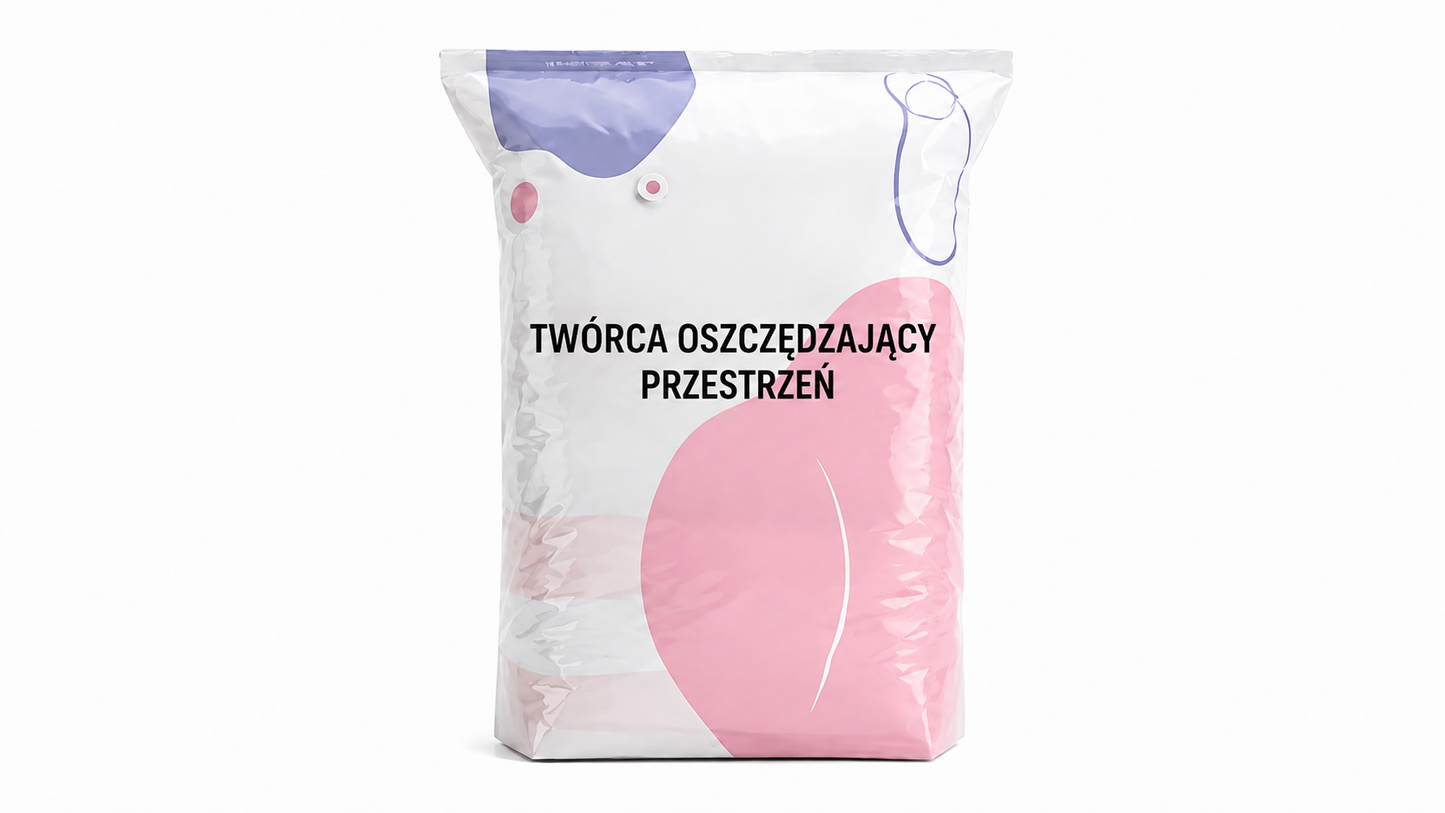 Worki próżniowe 3D do przechowywania bez pompki