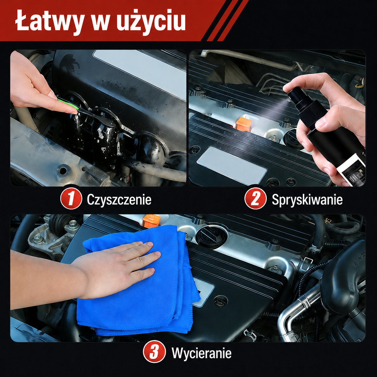 Spray do czyszczenia silnika