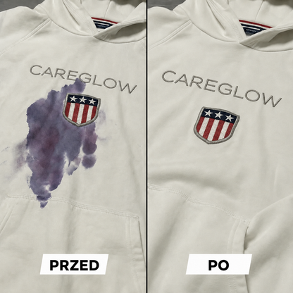 CareGlow™ Power – Usuwa plamy, z którymi inne produkty sobie nie radzą