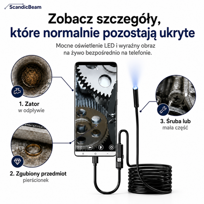 ClearBeam™ – Zobacz to, czego normalnie nigdy nie widzisz