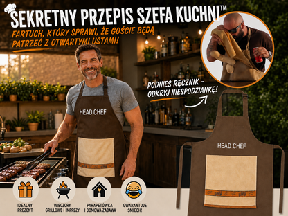 Sekretny Przepis Szefa Kuchni – fartuch, który zadziwi Twoich gości!