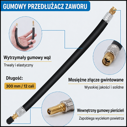 Uniwersalne przedłużenie zaworu