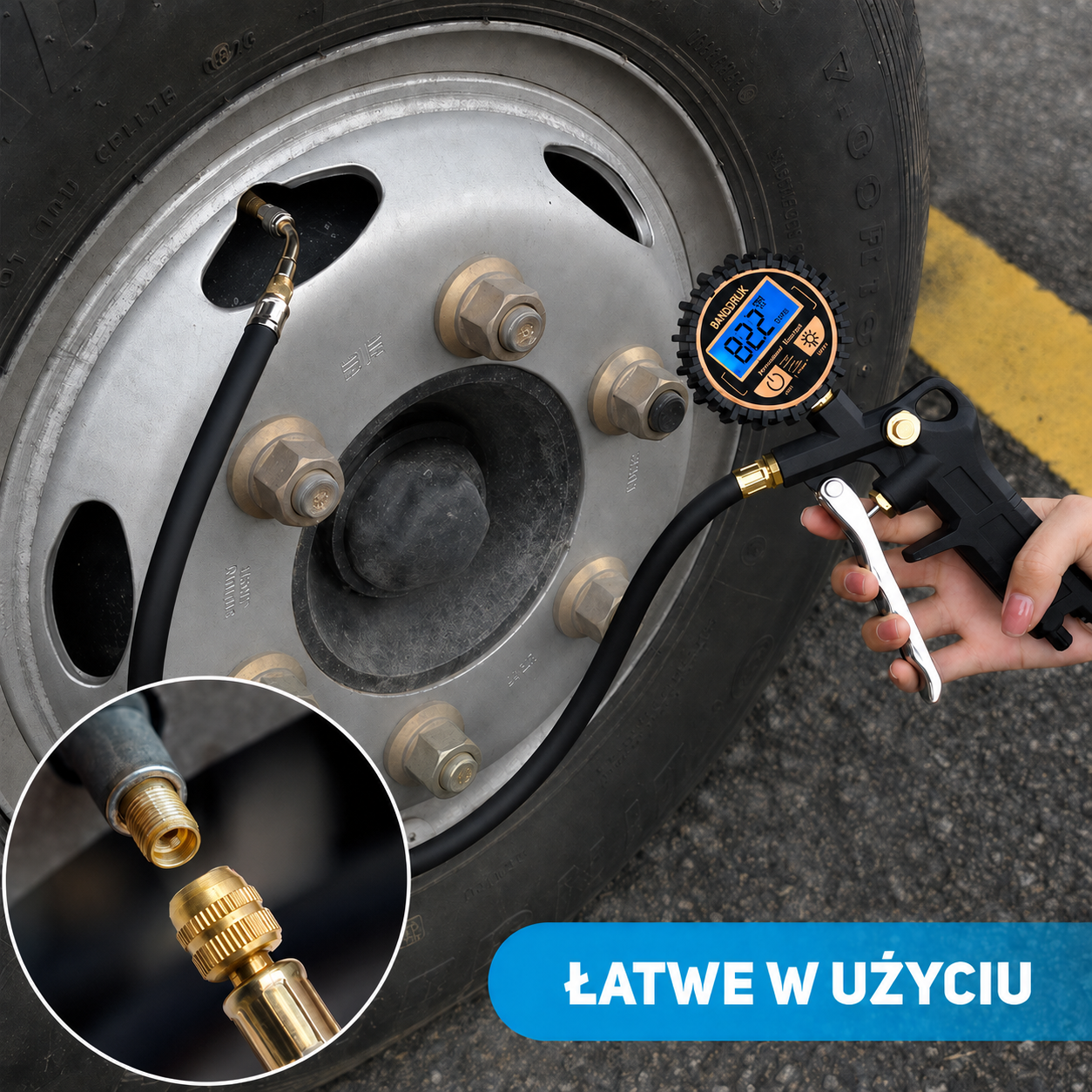 Uniwersalne przedłużenie zaworu