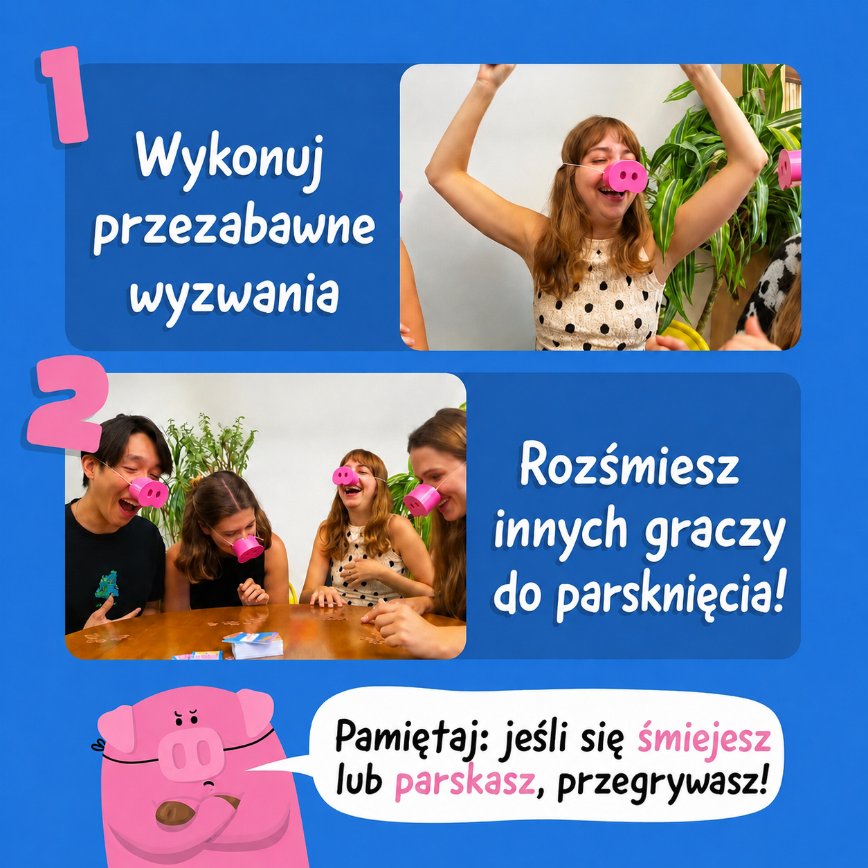 Pigsniff – Gra, w której śmiech jest zabroniony