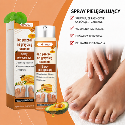 Spray z jadem pszczelim na grzybicę paznokci
