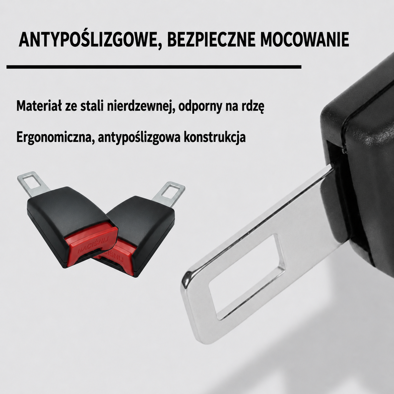 Przedłużenie pasa bezpieczeństwa do samochodu