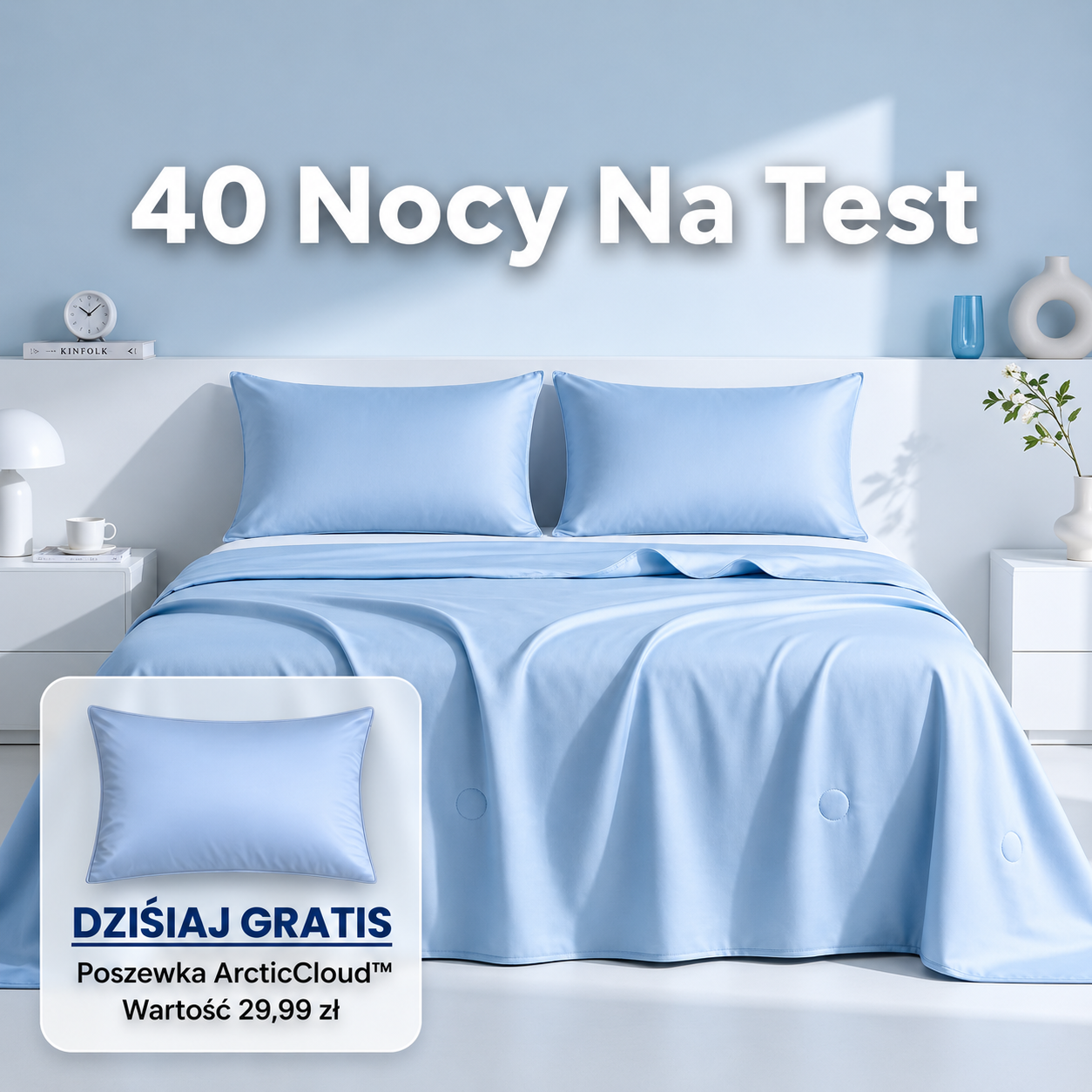 ArcticSilk® - Chłodząca kołdra z jedwabiu lodowego