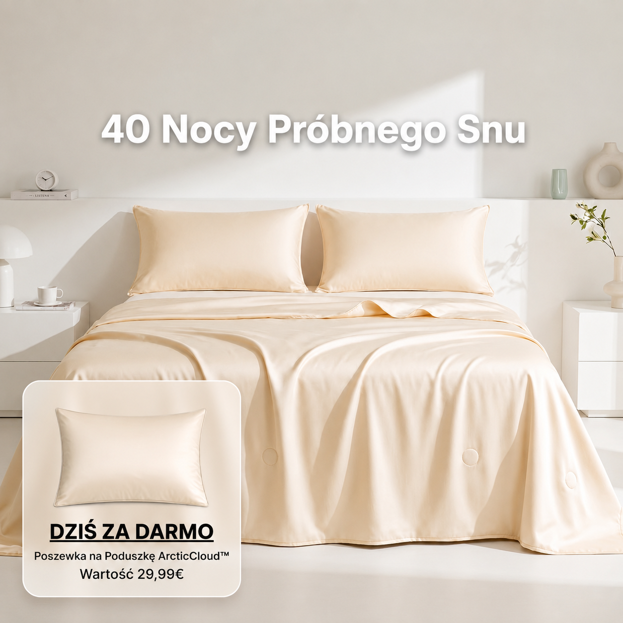 ArcticSilk® - Chłodząca kołdra z jedwabiu lodowego
