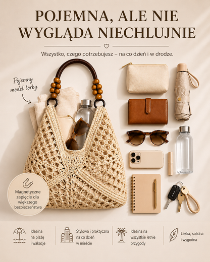 Klasyczna tkana torba boho