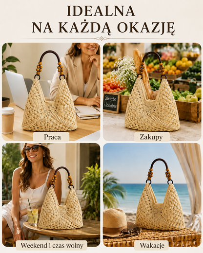 Klasyczna tkana torba boho