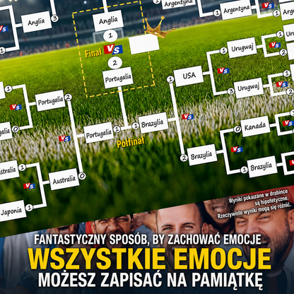 Plakaty z terminarzem Mistrzostw Świata 2026 – Wypełniaj, obstawiaj i śledź całe mistrzostwa