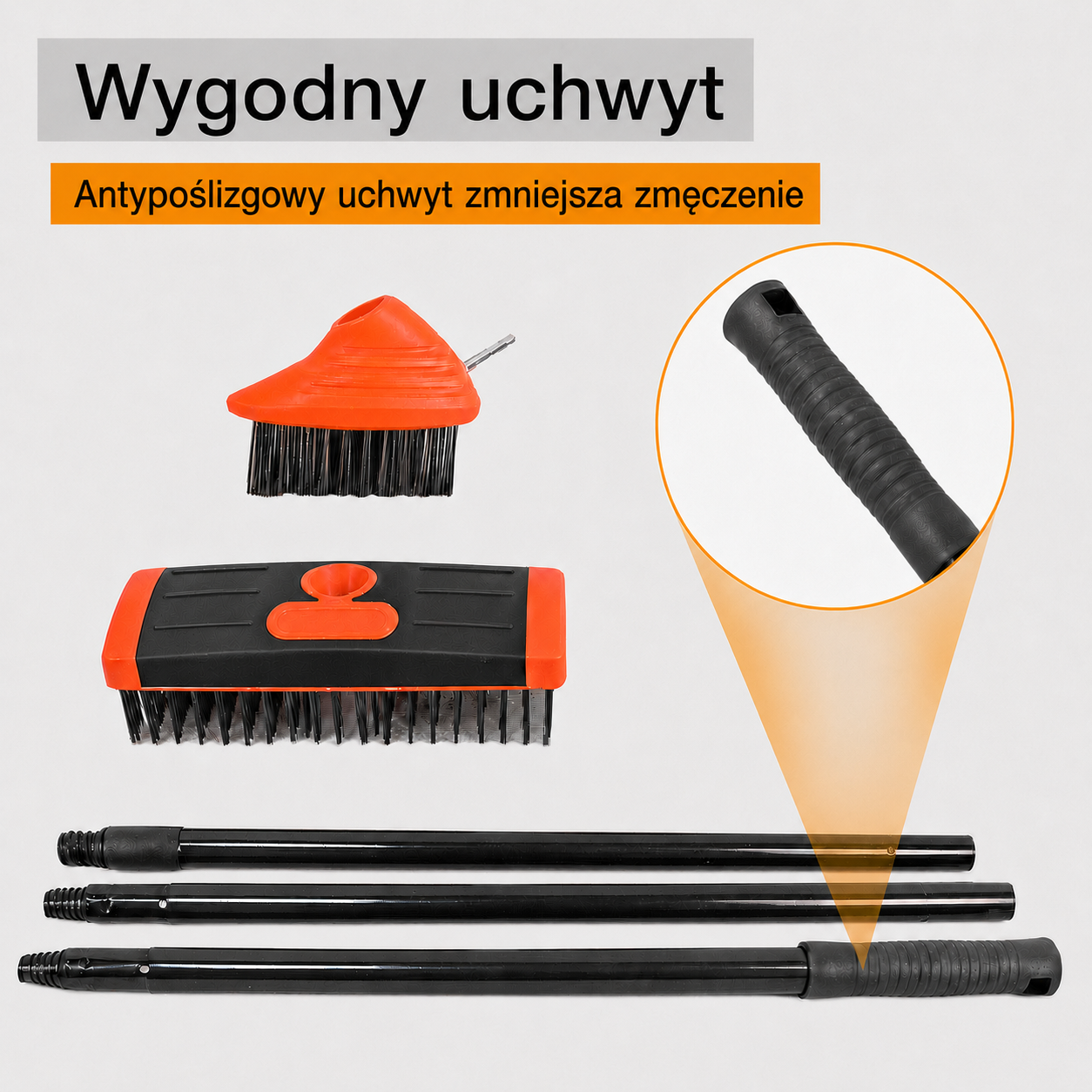 Zestaw szczotek do fug