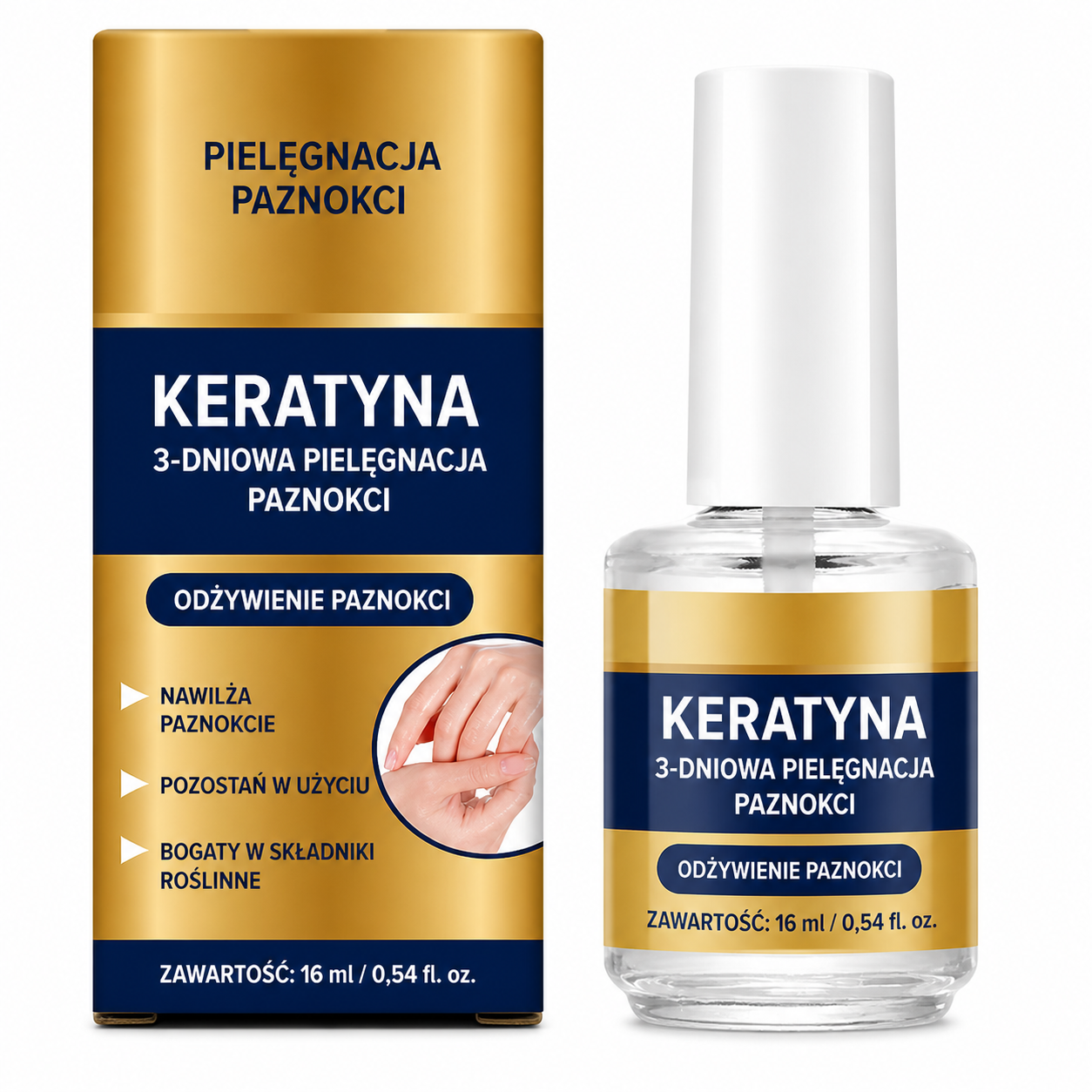 Odżywcza pielęgnacja paznokci do rąk i stóp