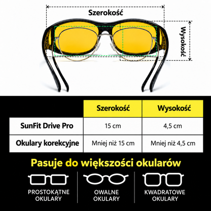 Sun Fit™ Okulary nocne do jazdy