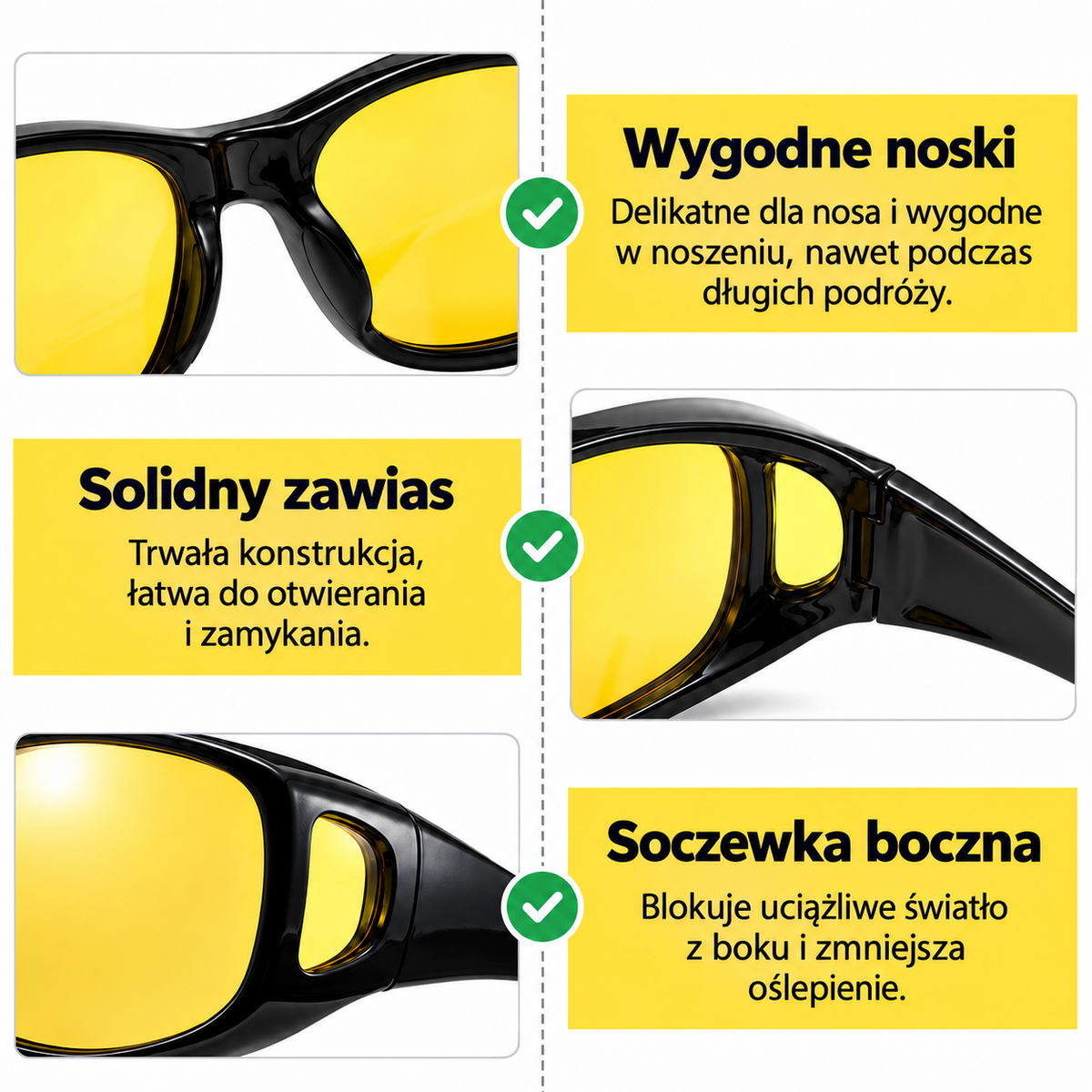 Sun Fit™ Okulary nocne do jazdy