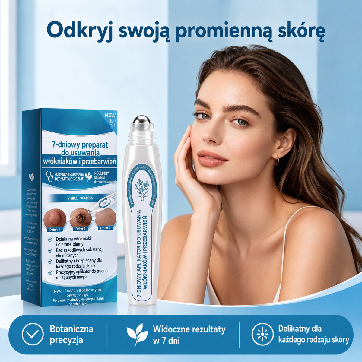 ClearRoller™ Serum z kulką roll-on – zaawansowane dla czystej skóry