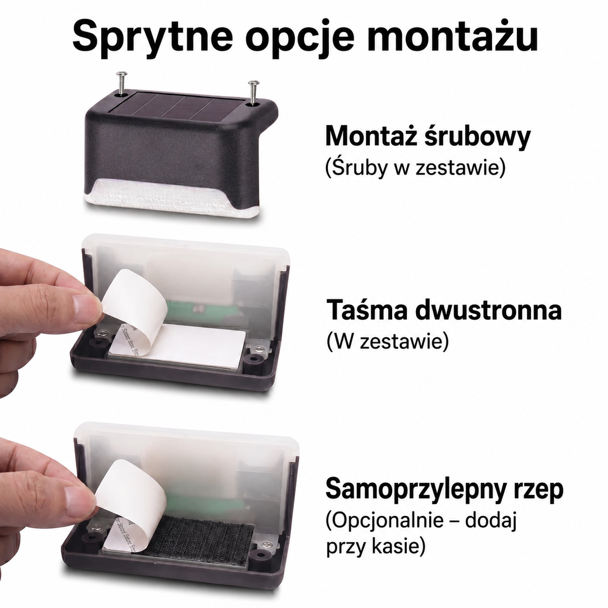 Zewnętrzna lampa solarna